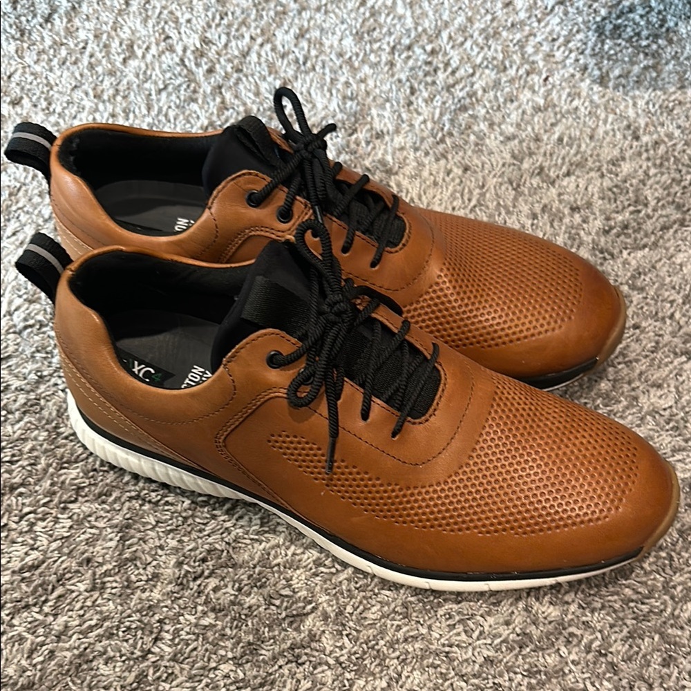Johnston & Murphy Dress or Golf Shoes with Textured Leather